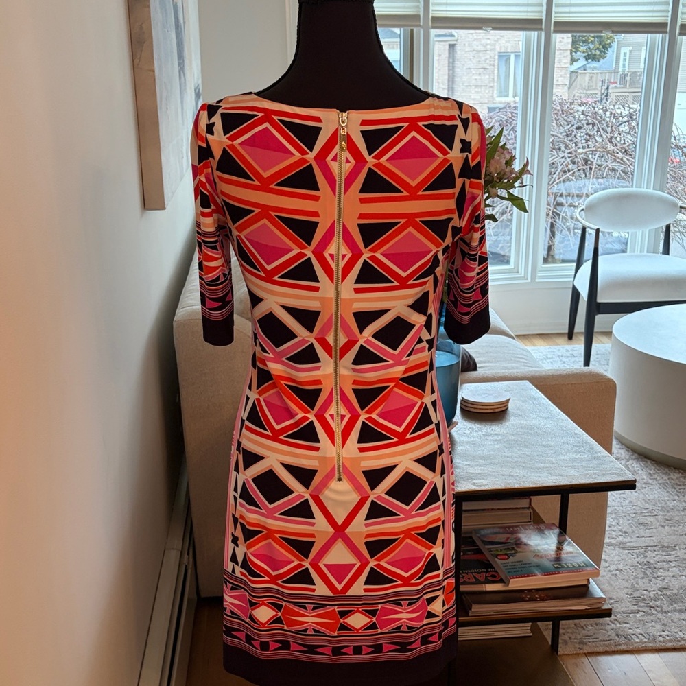 Geometric Patterned Dress - image 2